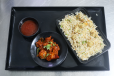 Veg Fried Rice With Gobi Manchuri