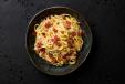 Carbonara con Salsiccia Pasta