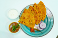Aloo Pyaz Paratha with Raita