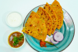 Paneer Paratha with Raita