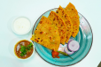 Sattu Paratha with Raita