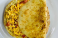 Shakshuka With Cheese Khameer Sandwich