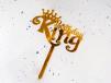 Birthday King Cake Topper