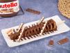 Kinder And Nutella Waffle Stick