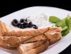Labneh And Mint Sandwich