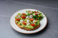 Avocado Toast With Mozzarella & Cherry Tomato