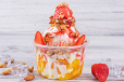 Fruit Salad With Ice Cream