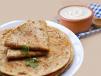 Tawa Ajwaini Paratha with Curd