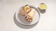 Mediterranean Black Rice Chicken Wrap
