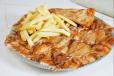 Chicken Shawarma And Hummus Plate
