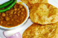 Puri with Chana