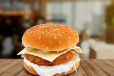 Aloo Tikki Cheese Burger