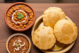 Chana + Poori + Halwa
