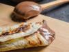 Nutella With Banana Paratha Roll