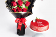 RED VELVET FLOWER COMBO