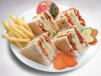 Chicken Nuggets Club Sandwich