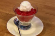 Jelly with Vanilla Ice Cream