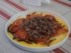 Fried Tomatoes With Meat