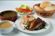 stuffed pigeon dish