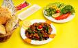 Fried eggplant dish