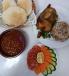 Bean stew with meat or chicken