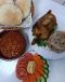 White bean dish with meat or chicken
