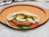 Falafel With Eggs Sandwich