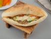 Foul With Hummus Sandwich