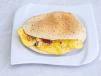 Eggs With Sausages Sandwich