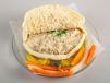 Hummus With Meat Sandwich