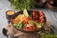 Mexican Pastor Prawns Burrito Bowl