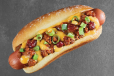 Chili Beef Loaded Hotdog