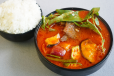 Kimchi Sinigang with rice