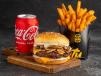 Mushroom Cheedar Burger Combo