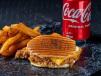 Flat Chicken Burger Combo