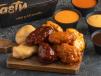 Fried chicken wings 6 Pcs