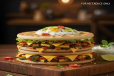 Vegetable Poratta Sandwich