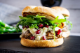Pomegranate Beef Burger