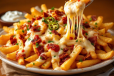 French Fries With Cheese and Sauce