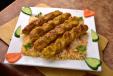 Rice with Chicken Kabab