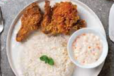 Broast With Rice (2 Pcs Chicken)