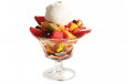 Fruit Salad with Ice Cream
