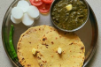 Saag + Makki Roti 2