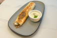 meat shawarma Lebanese bread