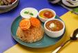 Hyd Egg Biryani + Dal Makhni + Raita + Gulab Jamun