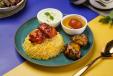 Chicken Tikka (2 Pcs) Biryani, Pahadi Chicken Tikka (2 Pcs), Raita, Gulab Jamun