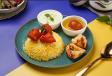Chicken 65 Biryani, Murgh Malai Tikka (2 pcs), Raita, Gulab Jamun