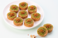 Cream Shaariya 12 Pieces 1 Plate