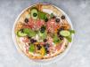 Labneh Mortadella Veggi Manakeesh