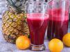 Healthy Beetroot With Orange And Pineapple Juice